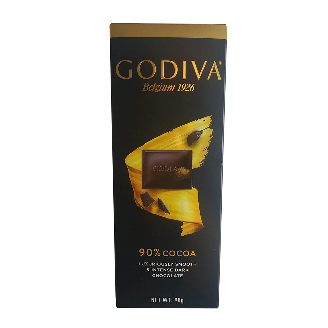 Godiva Dark 90 Chocolate Bar Chocolates SnackZack online india